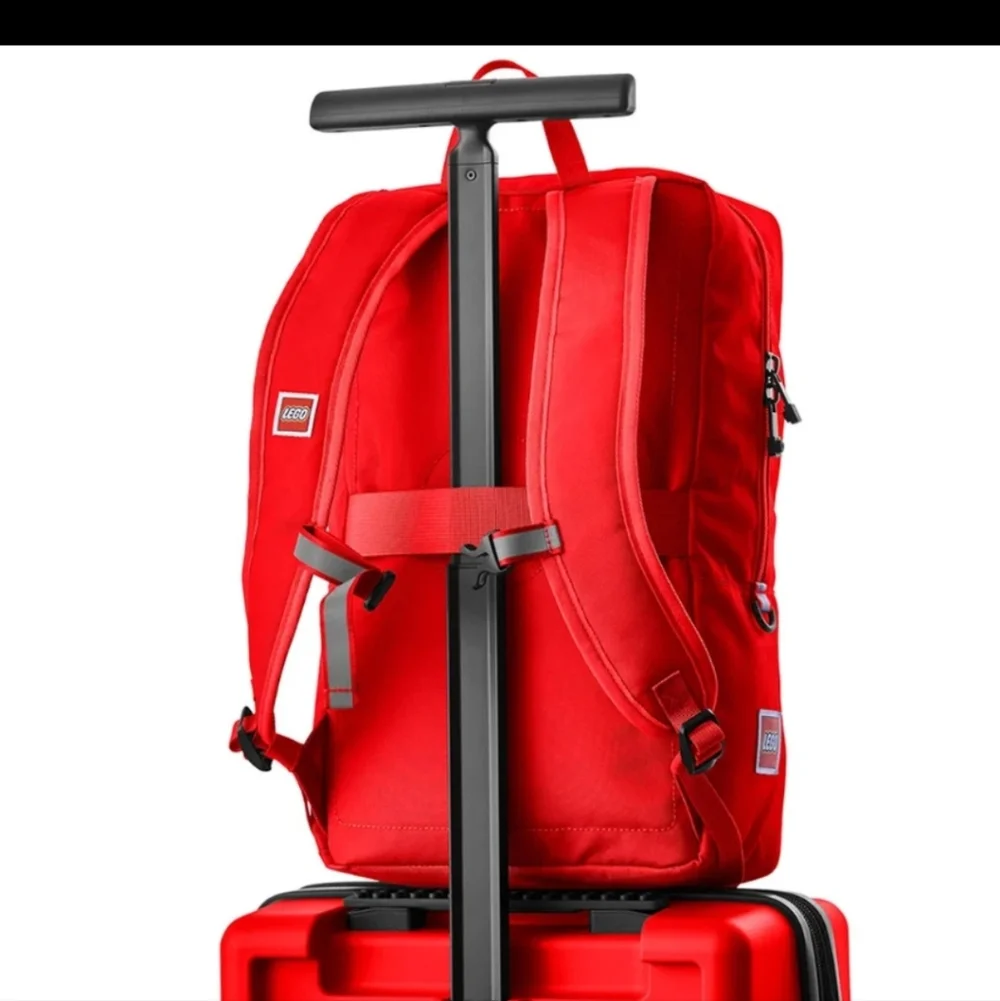 LEGO Red Suitcase and Backpack Luggage Set